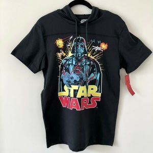 STAR WARS Vintage Retro Hoodie Shirt DARK VADER